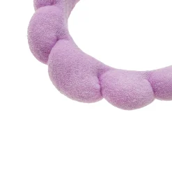 Diadema para Lavado Facial Lila 17 × 17,5 cm