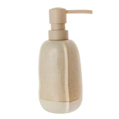 Dispensador de Jabón de Gres Esmaltado 290 ml 7,7 x 7,5 x 16 cm