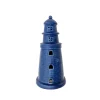 Faro Decorativo Azul de Cerámica 8,7 x 19,8 cm