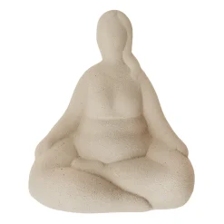 Figura decorativa mujer yoga