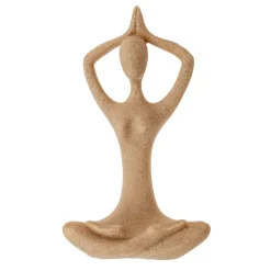 Figura decorativa mujer yoga