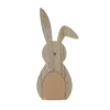 Figura madera conejo rosa