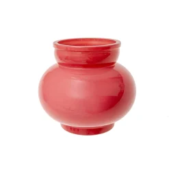 FLORERO DE VIDRIO RECICLADO HALO ROSA