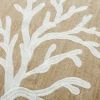 Funda de Cojín Beige Coral 45 x 45 cm