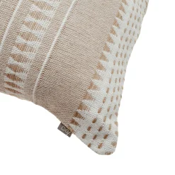 Funda de Cojín 45 × 45 cm Rayas Beige