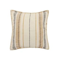Funda de Cojín de Algodón Azul 45 × 45 cm