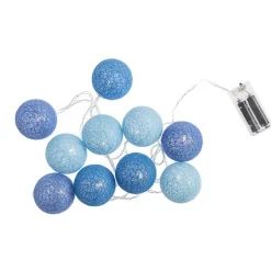 Guirnalda led 10 bolas algodón