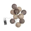 Guirnalda led 10 bolas algodón