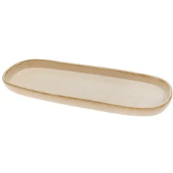 Jabonera Beige de Gres Esmaltado 24,5 x 8,8 x 2 cm