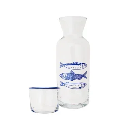 Jarra de Cristal con Vaso de 700ml