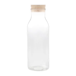 Jarra de Cristal 1000 ml con Tapón natural