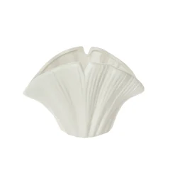 Jarrón Coral de Cerámica Blanco 20 x 13 cm