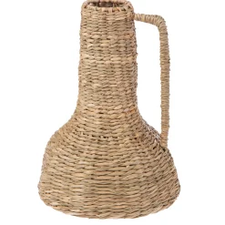 Jarrón fibra natural
