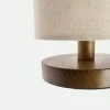 Lámpara base madera