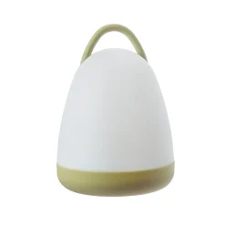 Lámpara con asa verde