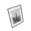 MARCO FOTO HIERRO CRISTAL 20X25 NEGRO