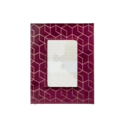 Marco foto 10x15 madera morado