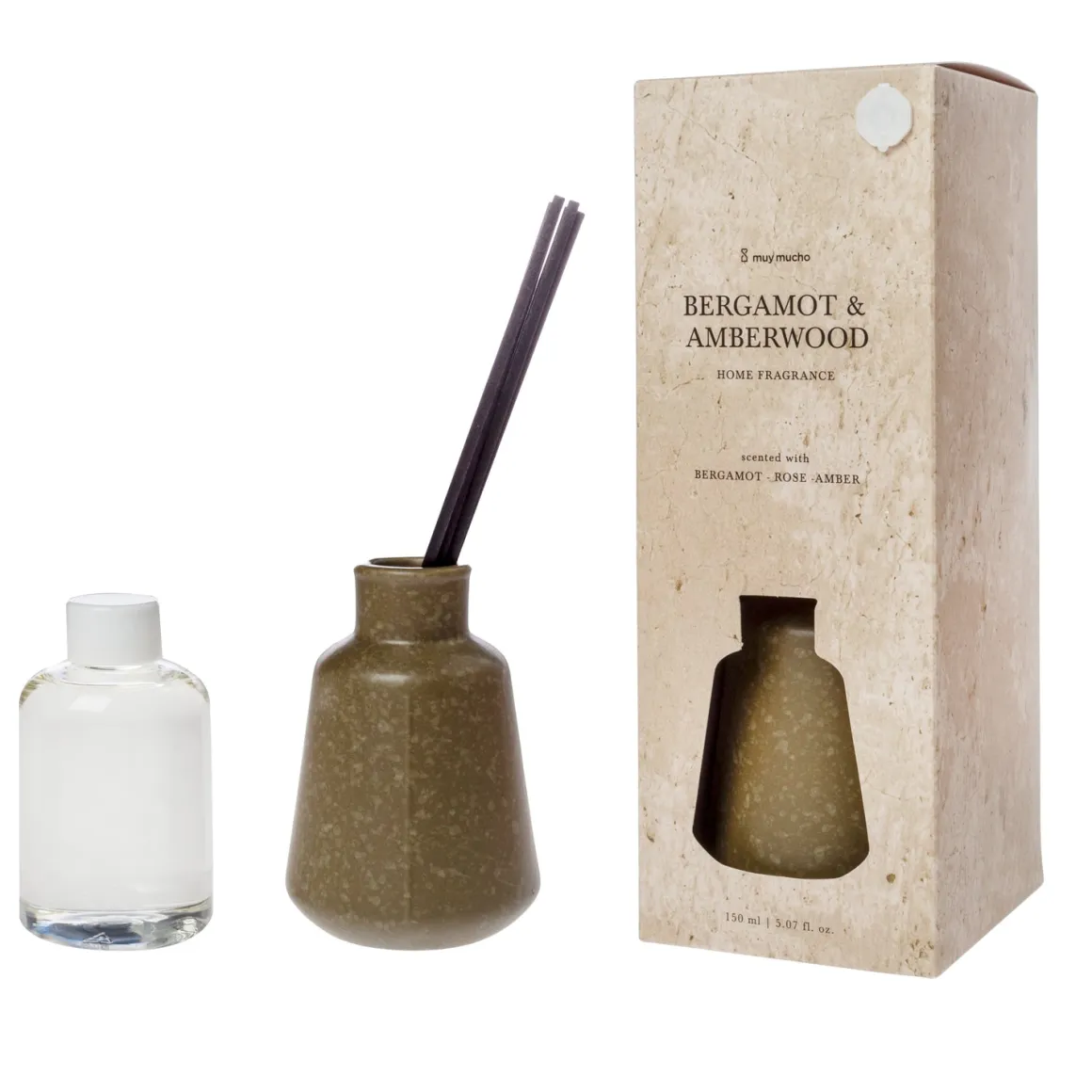 Mikado Bergamot & Amberwood - Difusor en Sticks