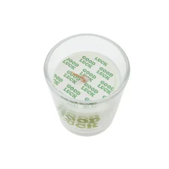 Mini Vaso Vela Con Diseño Perfumada