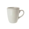 Mug gres esmaltado blanco