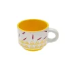 Mug gres 150 ml, amarillo.