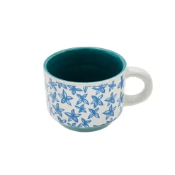 Mug gres 150 ml, turquesa