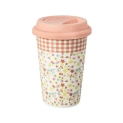 Mug porcelana 400 ml, rosa
