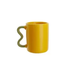 Mug porcelana new bone amarillo