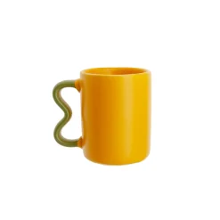 Mug porcelana new bone amarillo