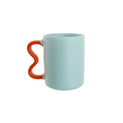 Mug porcelana new bone azul