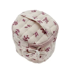 Neceser redondo rosa