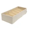 Organizador 6 Compartimentos Beige 15X34X9