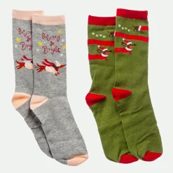 Pack 2 calcetines teckel xmas