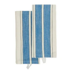 Pack de 2 Salvamanteles de Algodón Gris 30 x 45 cm