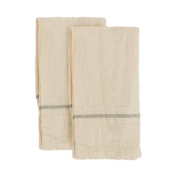Pack de 2 Servilletas de Algodón Gris 40 x 40 cm