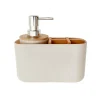 Pack Organizador de Baño + Dispensador de Jabón Crudo