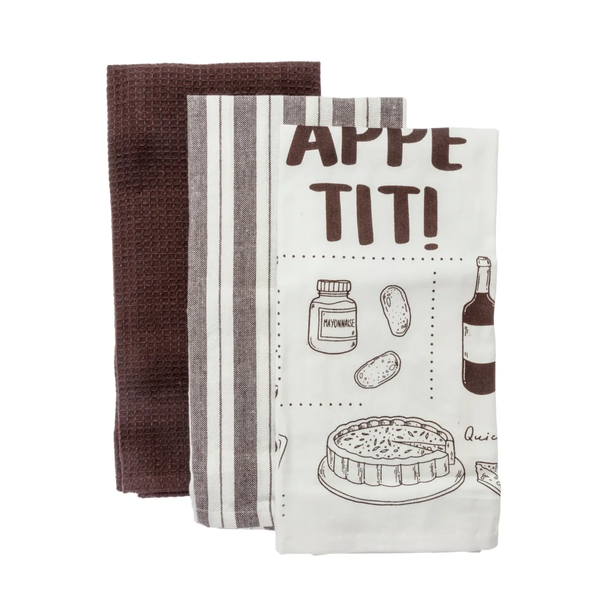 Pack 3 paños cocina
