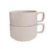 Pack 2 tazas apilables