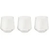 Pack 3 Vasos 7,4X5,8X9,1Cm 300Ml Tr.