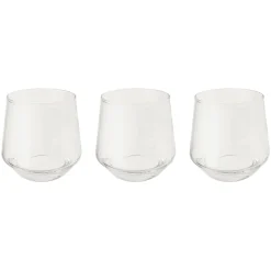 Pack 3 Vasos 7,4X5,8X9,1Cm 300Ml Tr.