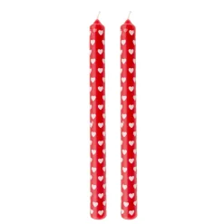 Pack 2 velas bujía corazón