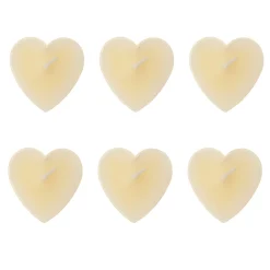 Pack 6 velas té corazón