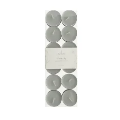 Pack 24 velas té White Lily