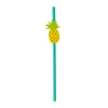 Pajitas de Papel con Decoración de piña