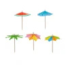 Palillos de Cóctel con Sombrillas de Papel