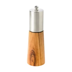 Pimentero de Acacia y Acero Inoxidable Natural 5,3 x 16 cm