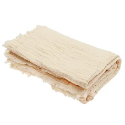 Plaid de Algodón Beige 130 × 170 cm