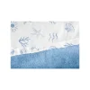 Plaid de Algodón Estampado Marino 100 x 180 cm