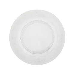 Plato de Cristal Transparente 25 cm