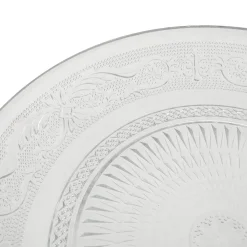 Plato de Cristal Transparente 25 cm